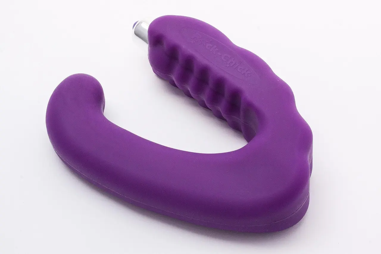 Detalje af en lilla vibrator